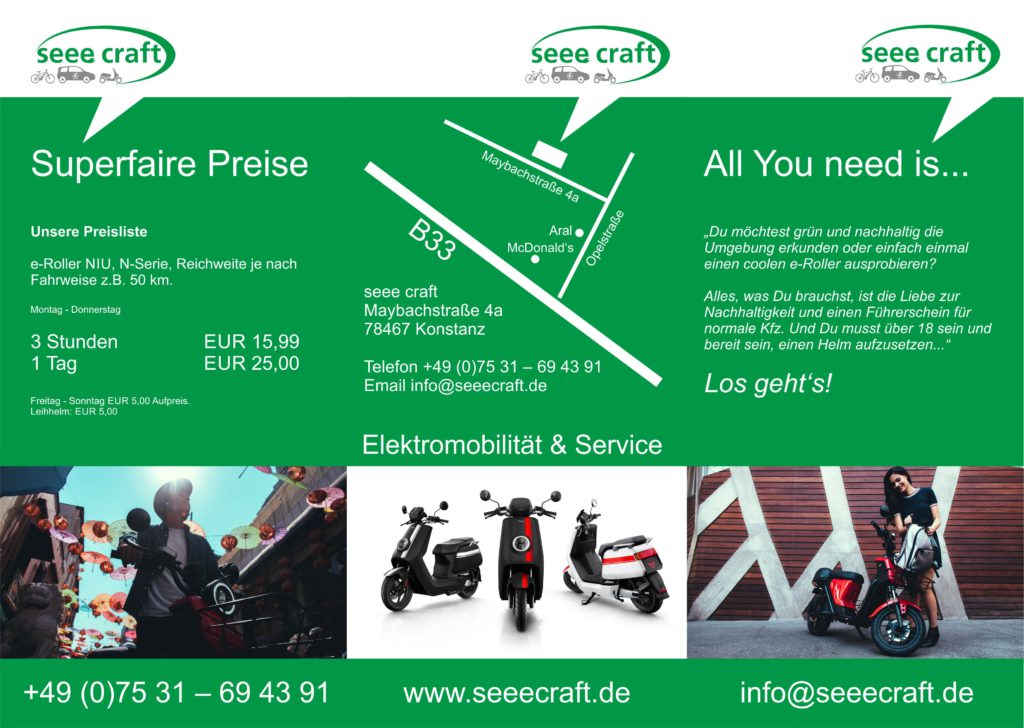 E-Roller Verleih Konstanz, Seeecraft